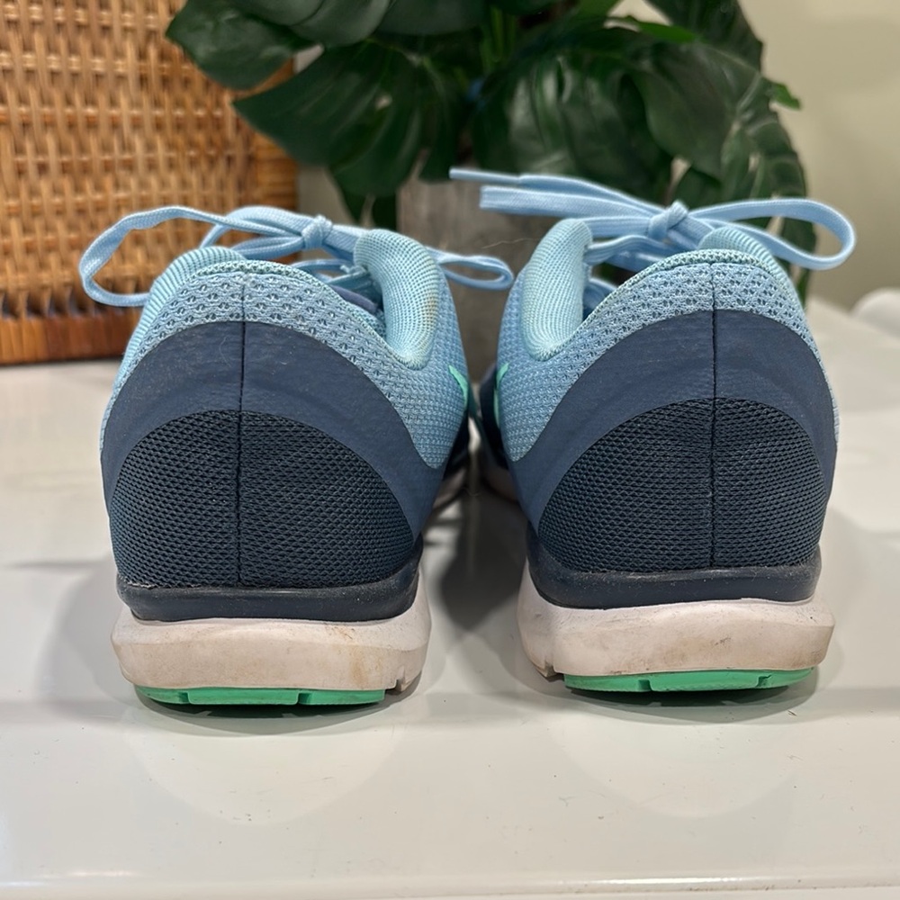 Nike Women's Light Blue and Mint Athletic Sneakers - Picture 4 of 8